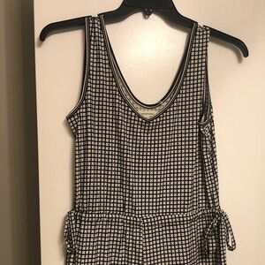 Max Studio Black & White Geometric Romper *NEW w/tags